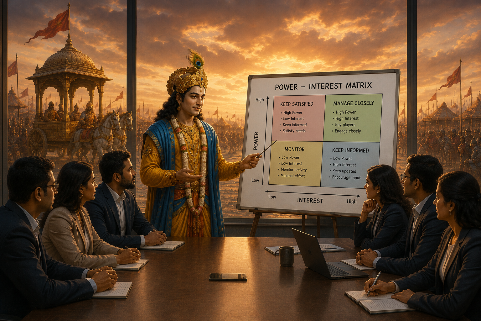 Why Did Krishna Spend More Time Persuading People Than Fighting Battles?